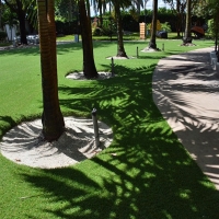 Green Lawn East Blythe, California Roof Top, Commercial Landscape