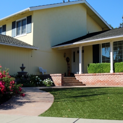 Artificial Grass Carpet Woodcrest, California Landscape Design, Front Yard Ideas
