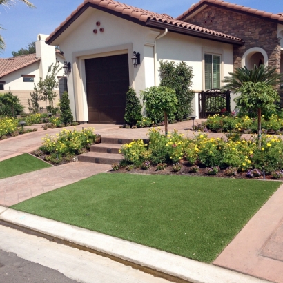 Artificial Grass Installation Vista Santa Rosa, California Rooftop, Front Yard Landscaping