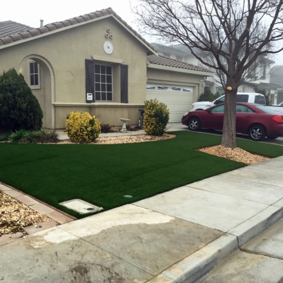 Artificial Turf Cost Canyon Lake, California Landscape Design, Front Yard Design