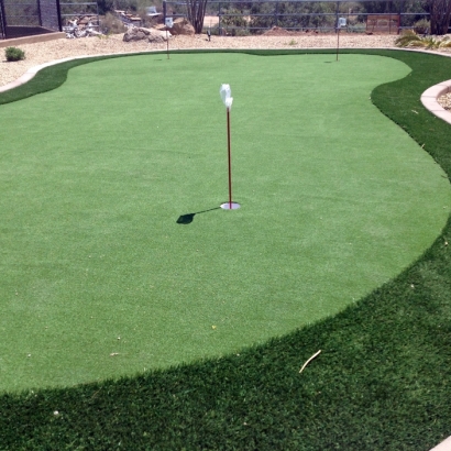 Fake Grass Sedco Hills, California Home Putting Green, Backyard Garden Ideas