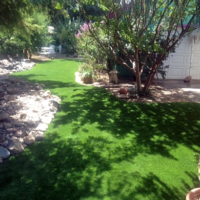 Fake Turf Hemet, California Landscape Design, Backyard Makeover
