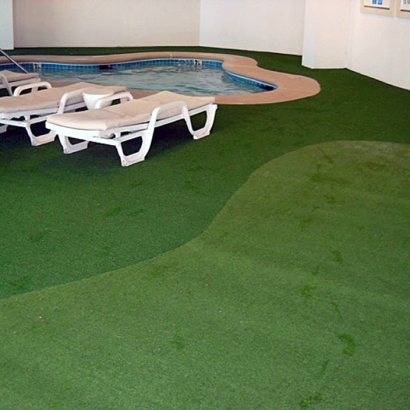 Faux Grass Mortmar, California Paver Patio, Commercial Landscape
