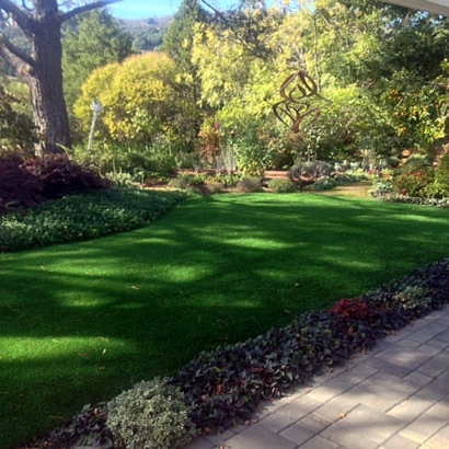 Faux Grass Nuevo, California Paver Patio, Backyard Ideas