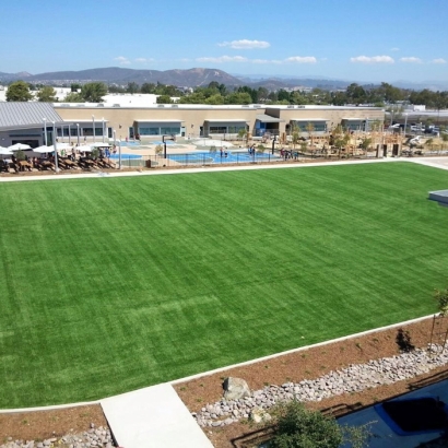 Grass Installation Beaumont, California Sports Athority, Commercial Landscape