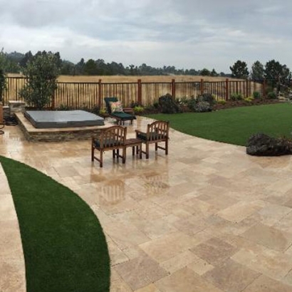 Green Lawn Cabazon, California Backyard Deck Ideas, Backyard Landscaping Ideas
