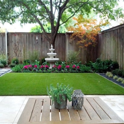 Plastic Grass Sedco Hills, California Paver Patio, Small Backyard Ideas