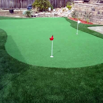 Synthetic Grass Cherry Valley, California Putting Green, Backyard Landscaping Ideas