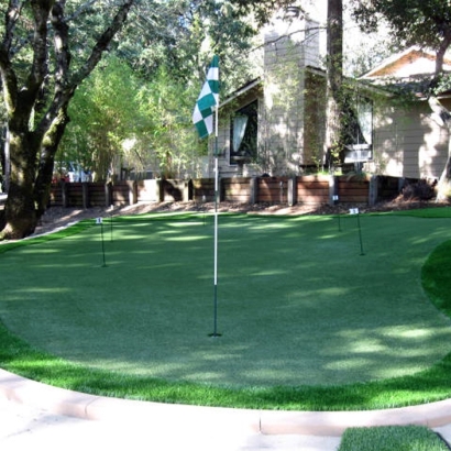 Synthetic Grass Cost Norco, California Golf Green, Backyard