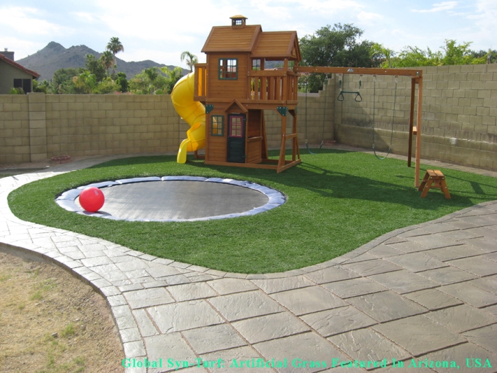 Fake Grass Alpine Village, California Indoor Playground, Backyard Landscape Ideas