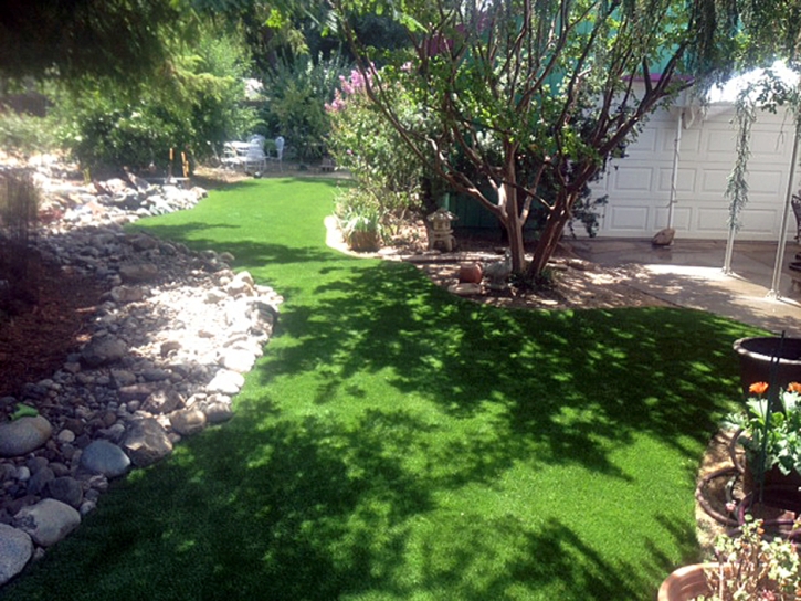 Fake Turf Hemet, California Landscape Design, Backyard Makeover