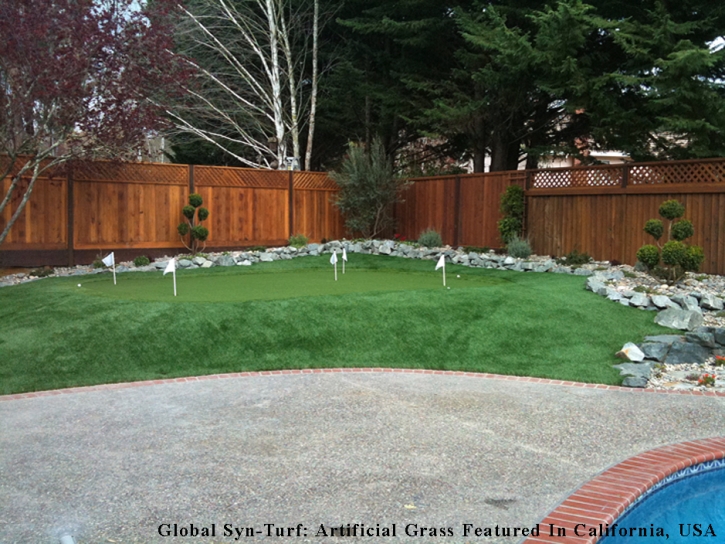 Fake Turf Indian Wells, California How To Build A Putting Green, Small Backyard Ideas