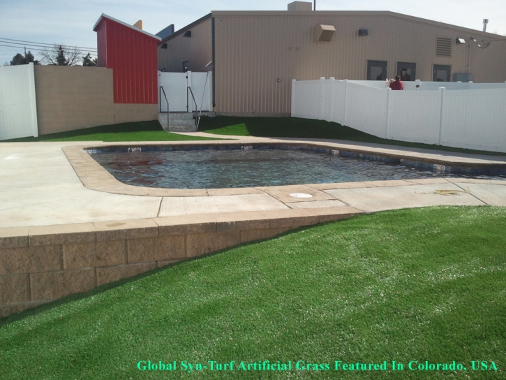 Grass Installation Indio, California Roof Top, Swimming Pool Designs