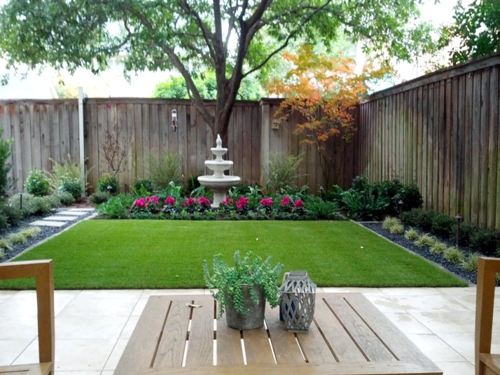 Plastic Grass Sedco Hills, California Paver Patio, Small Backyard Ideas